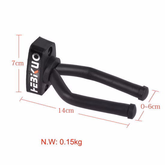 Factory Direct Supply Plastic Guitar Hook Musical Accessories Wall Guitar Hanger Cheap Guitar Hangers
