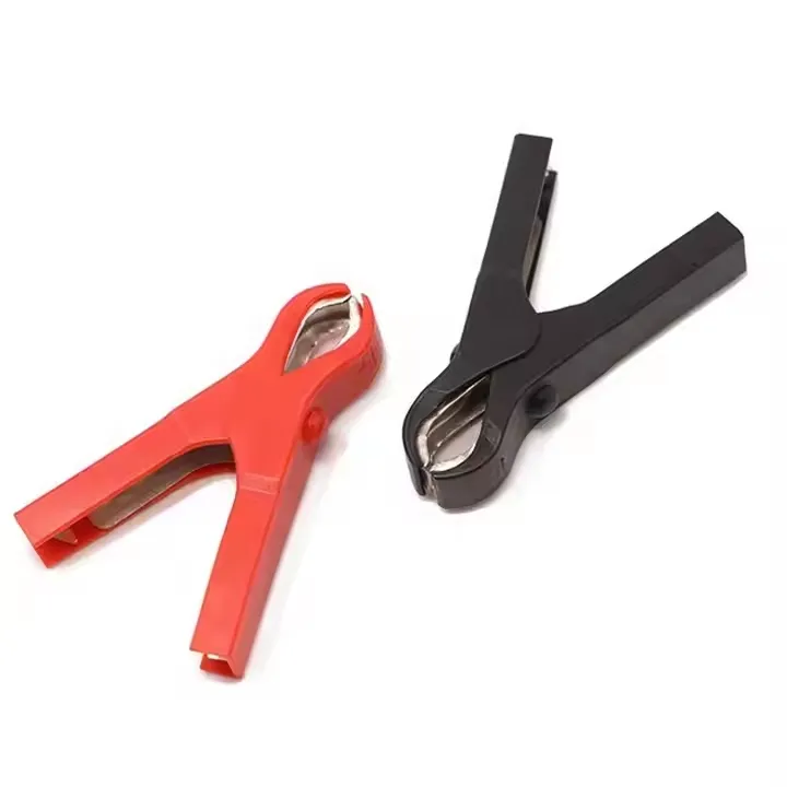 High Quality 24mm Metal Snake Spring Clip with Plastic Cover