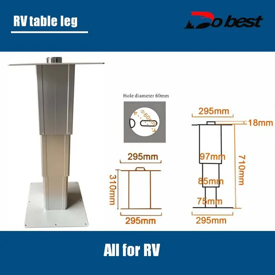 RV Boat Camper Van Caravan Trailer Accessories Removable Adjustable Table Legs
